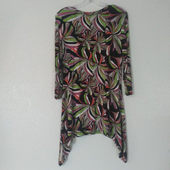Westbound women's size S multicolored hi-low tunic blouse - Picture 4 of 13